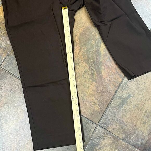 Kim Rogers Short Brown Pull-On Pants 16S - Picture 4 of 8